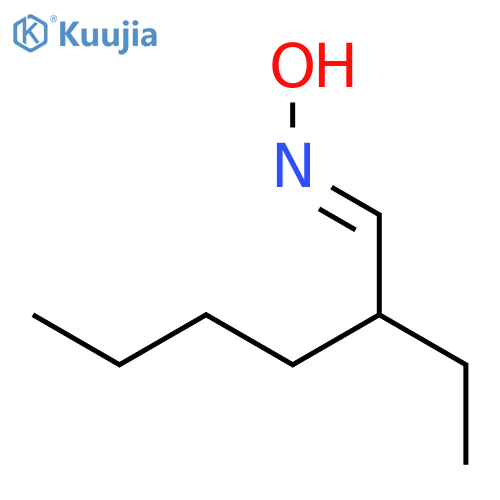 Hexanal, 2-ethyl-, oxime structure