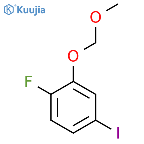 1-Fluoro-4-iodo-2-(methoxymethoxy)benzene structure