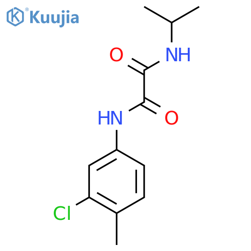 N'-(3-chloro-4-methylphenyl)-N-(propan-2-yl)ethanediamide structure