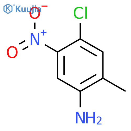 4-Chloro-2-methyl-5-nitro-phenylamine structure