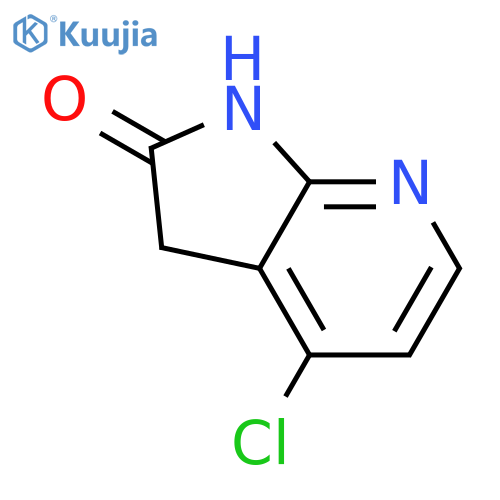 4-chloro-1H,2H,3H-pyrrolo[2,3-b]pyridin-2-one structure