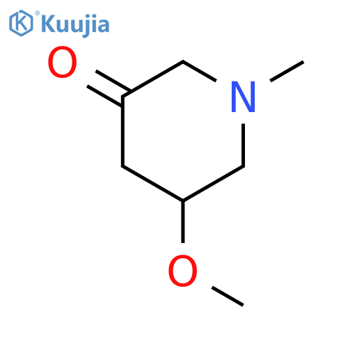 5-methoxy-1-methyl-piperidin-3-one structure