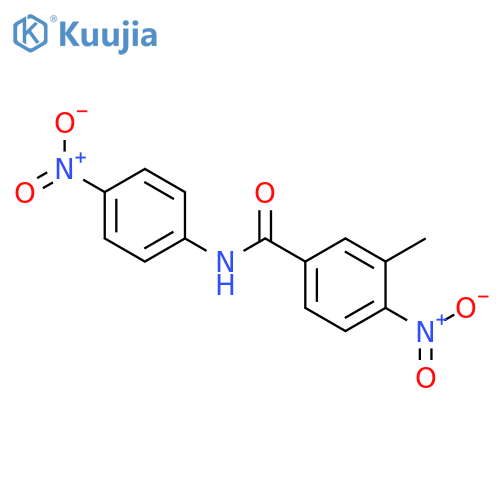 3-methyl-4-nitro-N-(4-nitrophenyl)benzamide structure