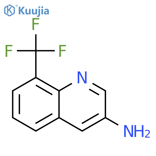 8-(trifluoromethyl)quinolin-3-amine structure