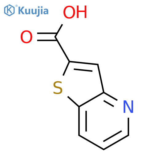 Thieno[3,2-b]pyridine-2-carboxylic acid structure