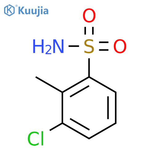 3-Chloro-2-methylbenzenesulfonamide structure