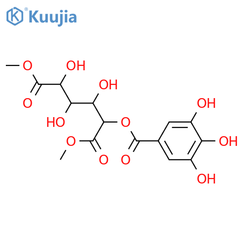 Mucic acid dimethyl ester 2-O-gallate structure