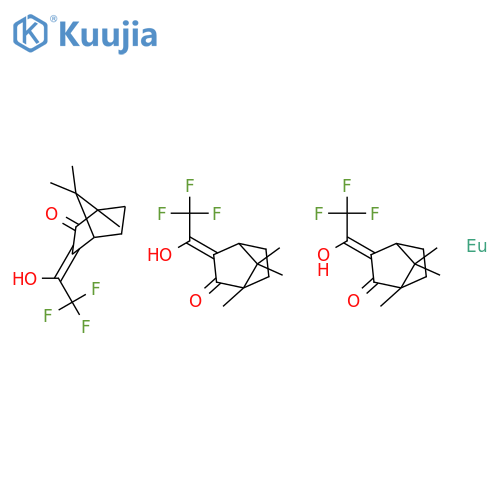 Tris[3-(trifluoromethylhydroxymethylene)-D-camphorato] structure