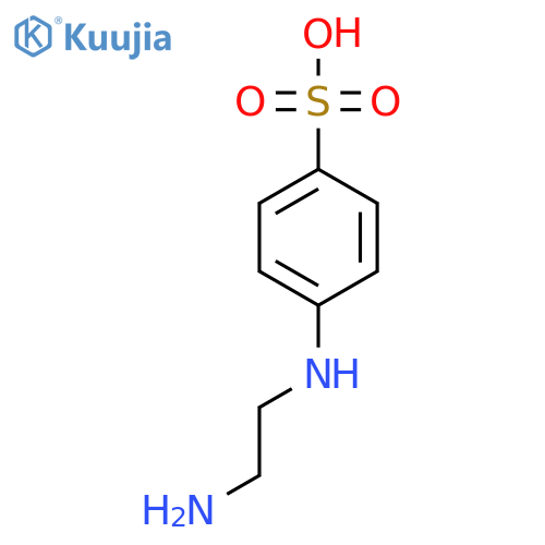 4-(2-Amino-ethylamino)-benzenesulfonic acid structure