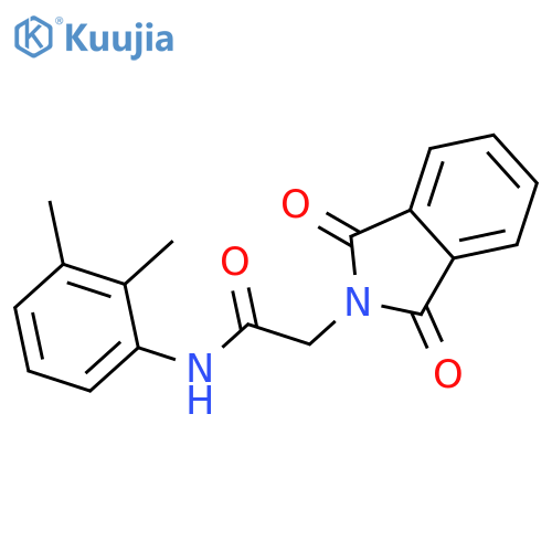 N-(2,3-dimethylphenyl)-2-(1,3-dioxo-2,3-dihydro-1H-isoindol-2-yl)acetamide structure