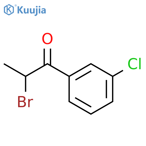 3’-Chloro-2-bromopropiophenone structure