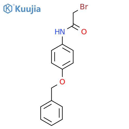 N-[4-(Benzyloxy)phenyl]-2-bromoacetamide structure