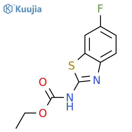 Ethyl N-(6-Fluoro-1,3-benzothiazol-2-yl)carbamate structure