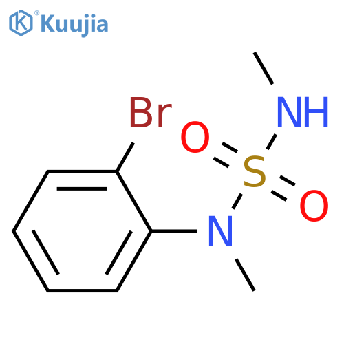 (2-Bromophenyl)sulfamoyldimethylamine structure