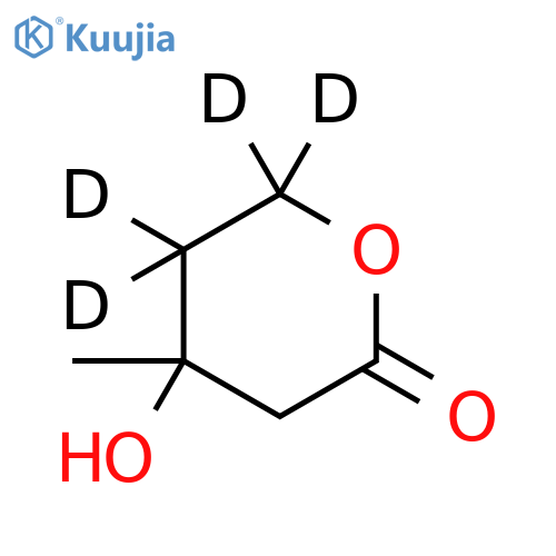 (±)-Mevalonolactone-4,4,5,5-d4 structure