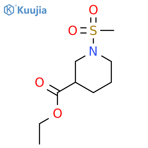 ethyl 1-methanesulfonylpiperidine-3-carboxylate structure