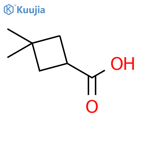 3,3-dimethylcyclobutane-1-carboxylic acid structure