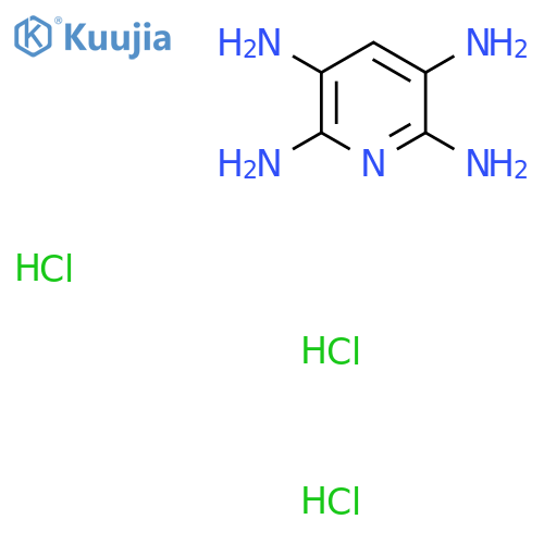 Pyridine-2,3,5,6-tetraamine trihydrochloride structure