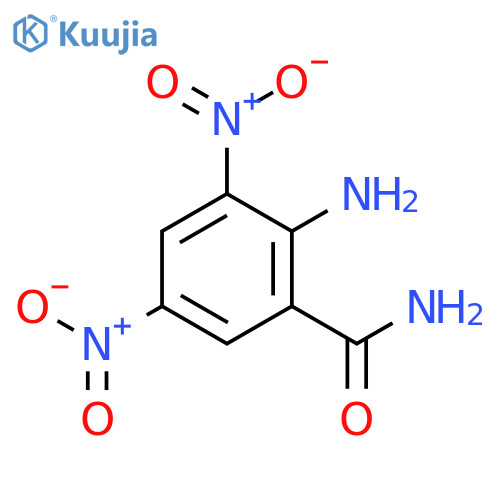 2-amino-3,5-dinitrobenzamide structure