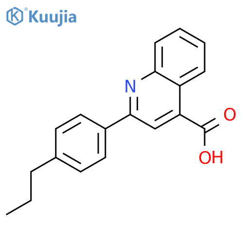 2-(4-Propylphenyl)quinoline-4-carboxylic acid structure