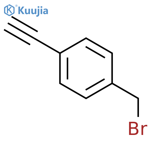 1-(bromomethyl)-4-ethynylbenzene structure