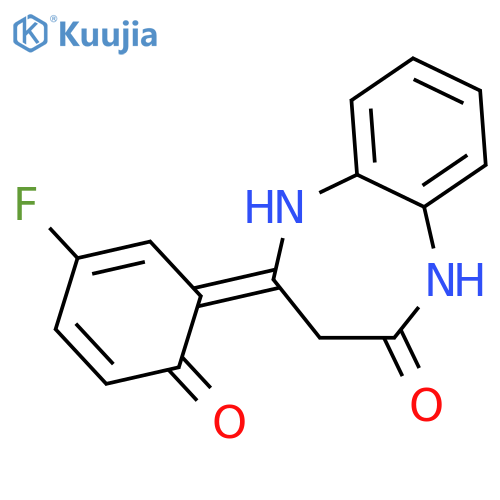 2H-1,5-Benzodiazepin-2-one,4-(5-fluoro-2-hydroxyphenyl)-1,3-dihydro- structure