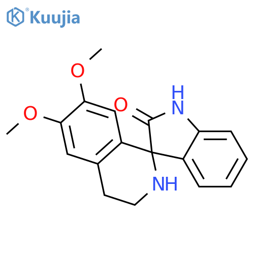 6',7'-dimethoxy-1,2,3',4'-tetrahydro-2'H-spiroindole-3,1'-isoquinoline-2-one structure