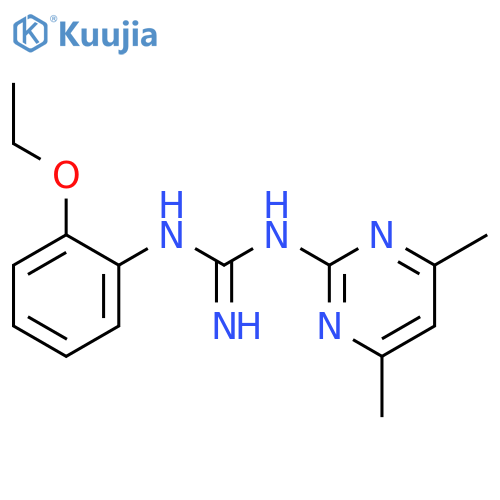 N-(4,6-Dimethylpyrimidin-2-yl)-N'-(2-ethoxyphenyl)guanidine structure