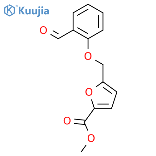 Methyl 5-(2-Formylphenoxy)methyl-2-furoate structure