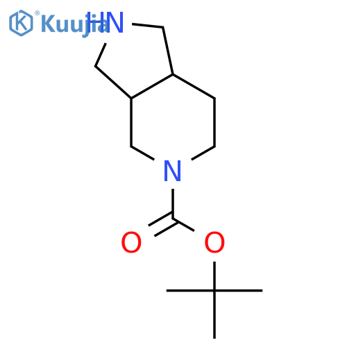 tert-butyl octahydro-1H-pyrrolo[3,4-c]pyridine-5-carboxylate structure