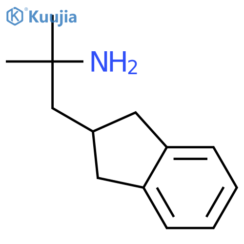 1-(2,3-Dihydro-1H-inden-2-yl)-2-methylpropan-2-amine structure