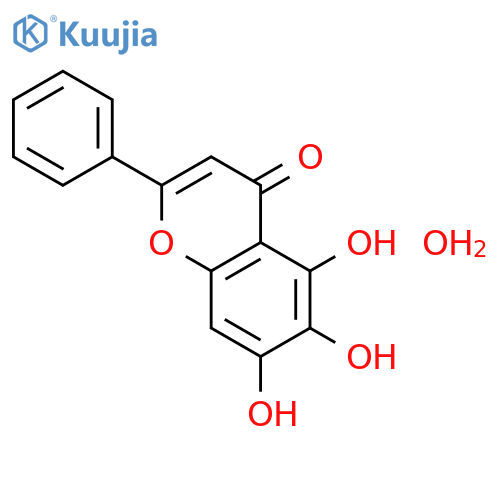 Baicalein Monohydrate structure