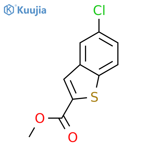 Methyl 5-chlorobenzobthiophene-2-carboxylate structure