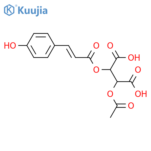 Tartaric acid; (2RS,3SR)-form, 2-O-(4-Hydroxy-Z-cinnamoyl), 3-Ac structure