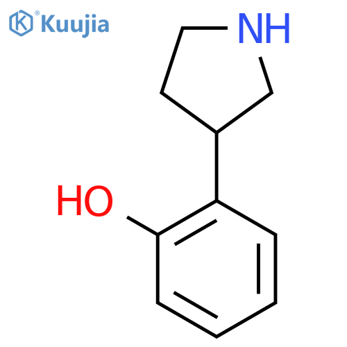 2-(Pyrrolidin-3-yl)phenol structure