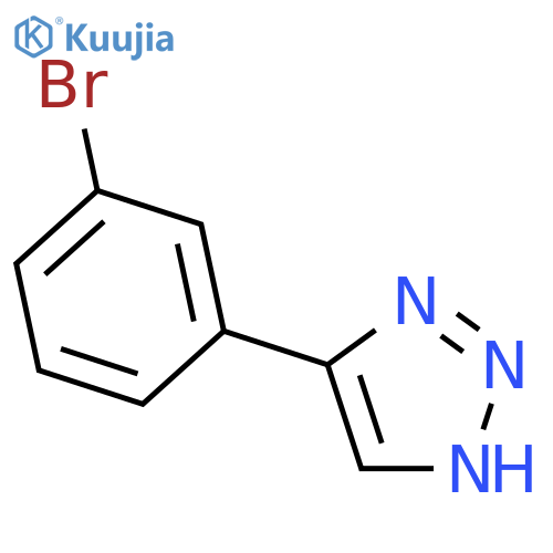 4-(3-bromophenyl)-1H-1,2,3-triazole structure