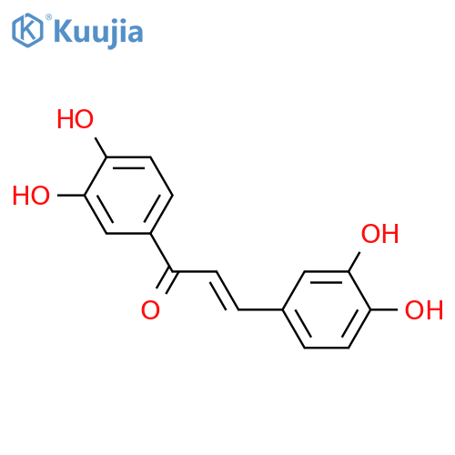 2-Propen-1-one, 1,3-bis(3,4-dihydroxyphenyl)-, (2E)- structure