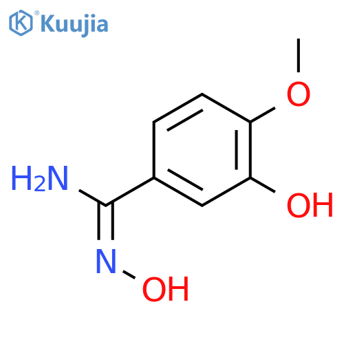 benzenecarboximidamide,n,3-dihydroxy-4-methoxy- structure