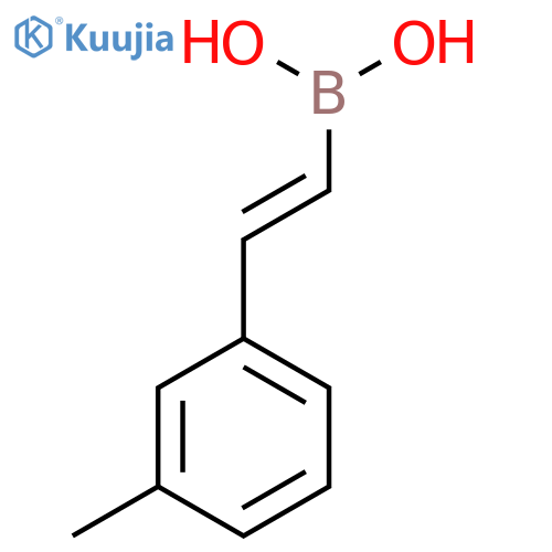 (E)-(3-Methylstyryl)boronic acid structure