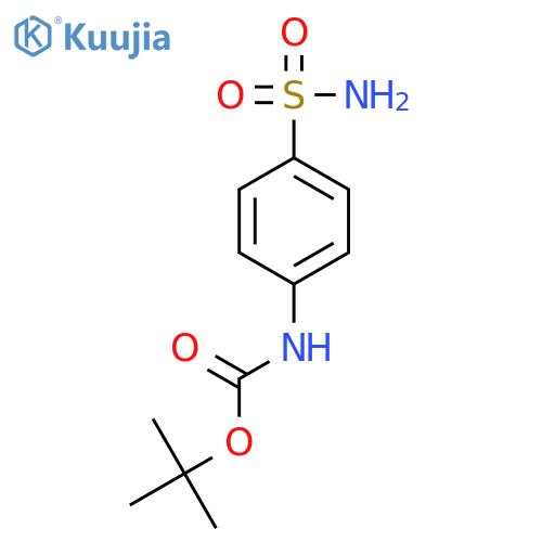 tert-butyl N-(4-sulfamoylphenyl)carbamate structure