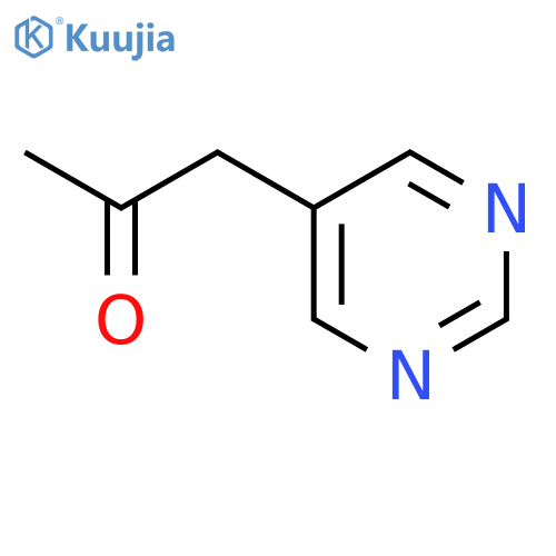 1-(pyrimidin-5-yl)propan-2-one structure