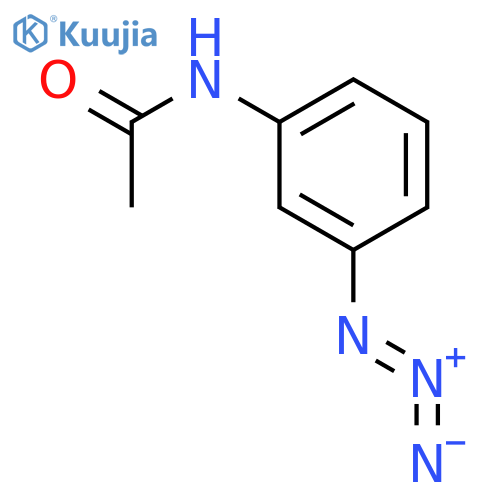 Acetamide, N-(3-azidophenyl)- structure