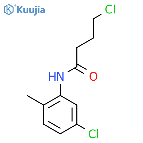 4-chloro-N-(5-chloro-2-methylphenyl)butanamide structure