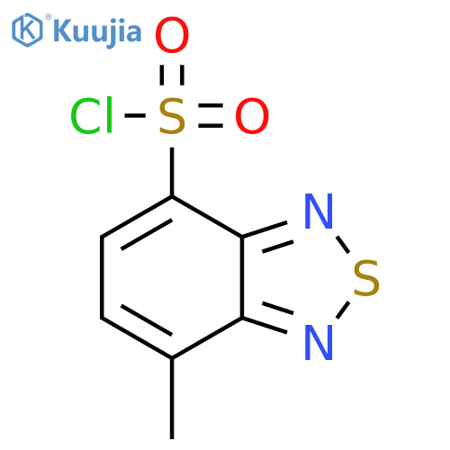 2,1,3-BENZOTHIADIAZOLE-4-SULFONYL CHLORIDE, 7-METHYL- structure