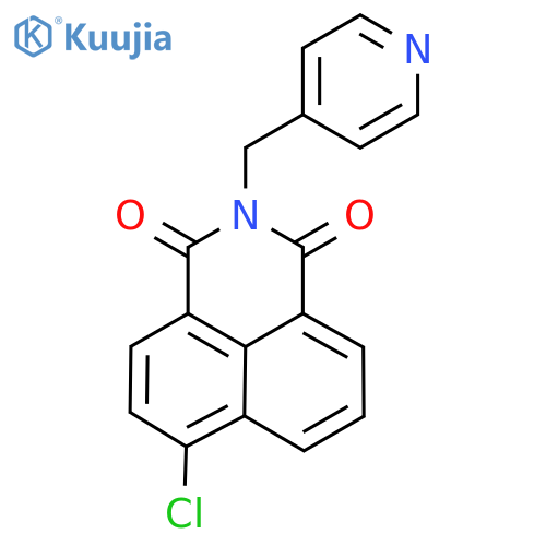 6-Chloro-2-(4-pyridinylmethyl)-1H-benzdeisoquinoline-1,3(2H)-dione structure
