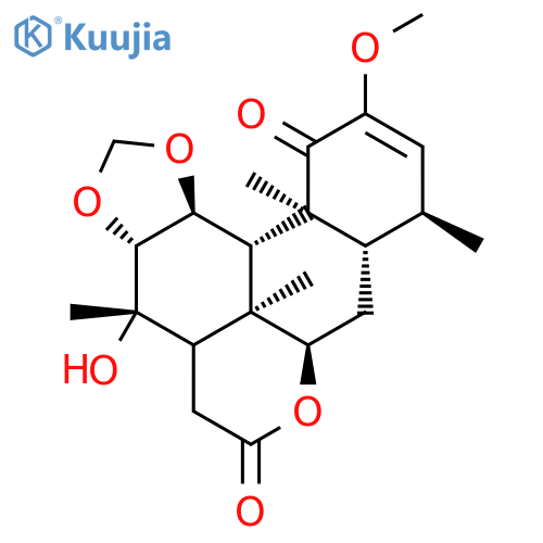 (3aR,4S,4aR,7aR,7bR,8aS,9S,12aS,12bS,12cS)-4-hydroxy-11-methoxy-4,7b,9,12a-tetramethyl-3a,4a,7a,7b,8,8a,9,12a,12b,12c-decahydro[1,3]benzodioxolo[6,5,4-de]benzo[g]chromene-6,12(4H,5H)-dione structure