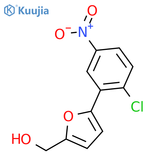 [5-(2-CHLORO-5-NITRO-PHENYL)-FURAN-2-YL]-METHANOL structure