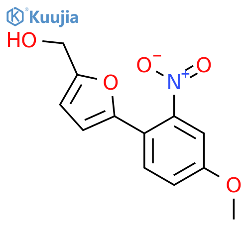 5-(4-Methoxy-2-nitrophenyl)furan-2-ylmethanol structure