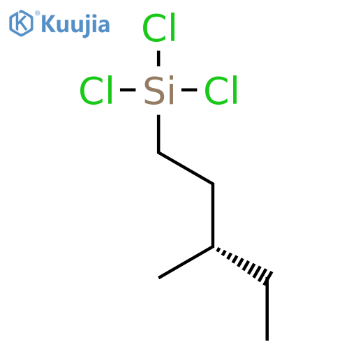 Silane, trichloro[(3S)-3-methylpentyl]- structure