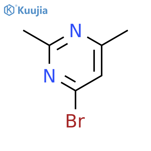 4-Bromo-2,6-dimethylpyrimidine structure